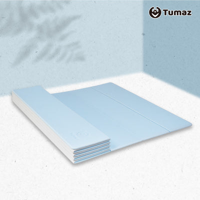 Tumaz 摺疊瑜珈超值四件套組(瑜珈墊1、瑜珈磚1、瑜珈繩1、瑜珈墊收納袋1)團購組