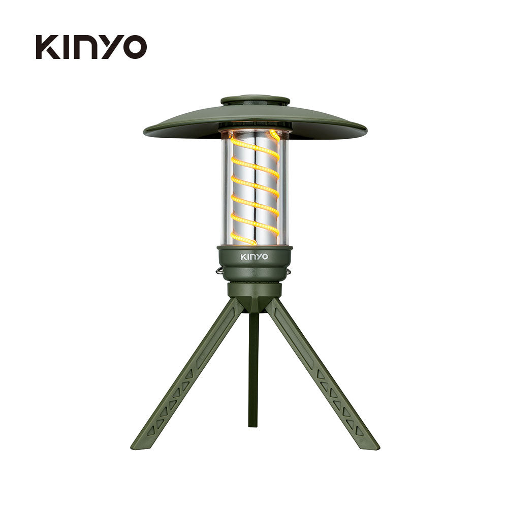 【KINYO】小燈塔百變螺旋露營燈 (CP-079) (七夕)