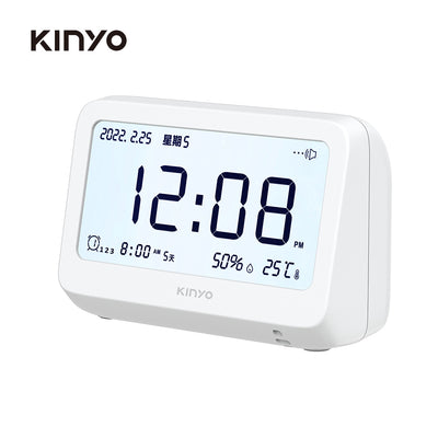 KINYO 迷你萬年曆LCD電子鐘 (TD-396) 團購